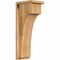Ekena Millwork Huntington Rough Sawn Corbel w/Backplate, Western Red Cedar, 8"W x 10"D x 26"H COR08X10X26HUN01RWR - alternate 1
